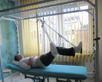 Bild Patient im Schlingentisch Bild Patient im Schlingentisch